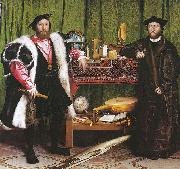 Hans holbein the younger Double Portrait of Jean de Dinteville and Georges de Selve painting